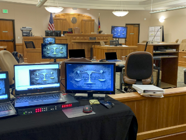 Courtroom equipment